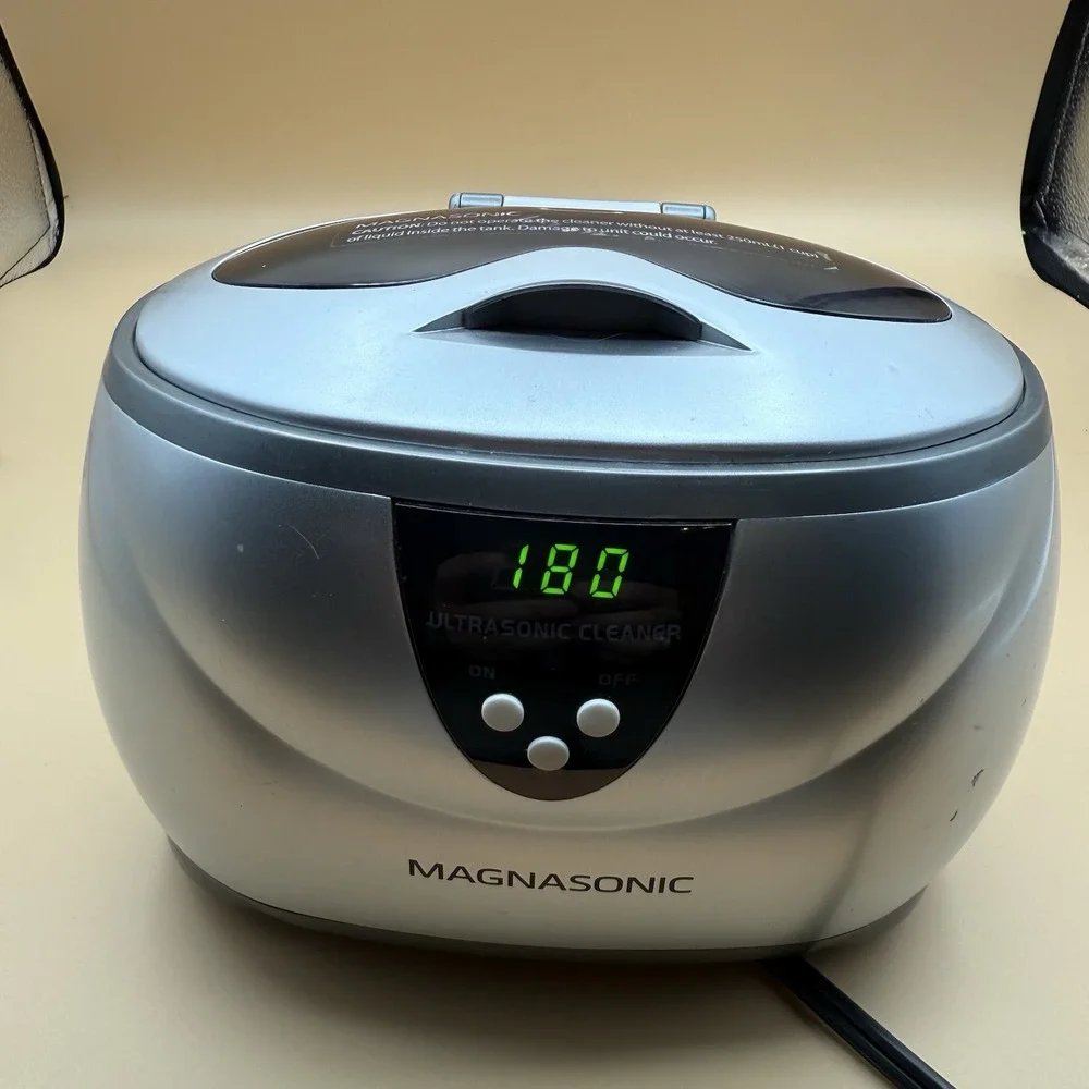 Magnasonic Ultrasonic Cleaner MGUC500 Jewelry Glasses Dentures Tested